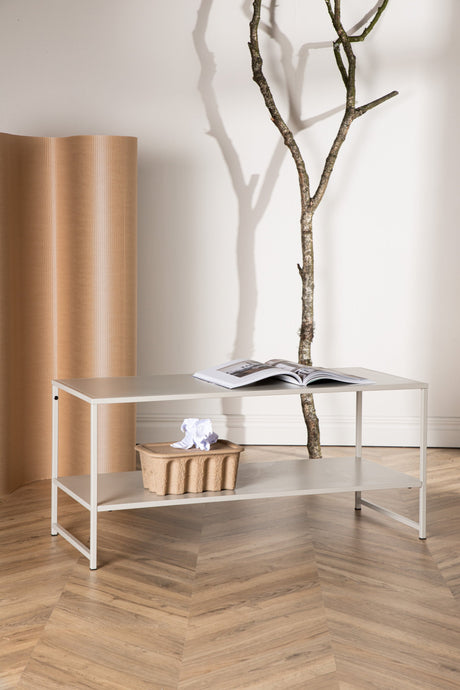 Staal Beistelltisch - beige/Stahl - Beistelltische - ALVAHOME