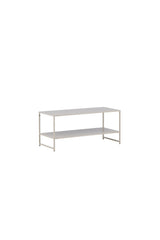 Staal Beistelltisch - beige/Stahl - Beistelltische - ALVAHOME