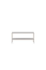 Staal Beistelltisch - beige/Stahl - Beistelltische - ALVAHOME