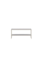 Staal Beistelltisch - beige/Stahl - Beistelltische - ALVAHOME