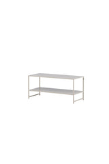 Staal Beistelltisch - beige/Stahl - Beistelltische - ALVAHOME