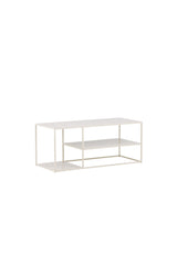 Staal Couchtisch - beige/Stahl - Couchtische - ALVAHOME