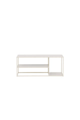 Staal Couchtisch - beige/Stahl - Couchtische - ALVAHOME