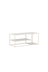 Staal Couchtisch - beige/Stahl - Couchtische - ALVAHOME