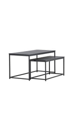 Staal Couchtisch - schwarz/MDF - Couchtische - ALVAHOME