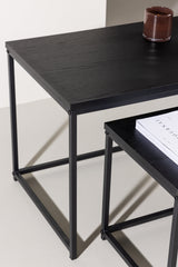 Staal Couchtisch - schwarz/MDF - Couchtische - ALVAHOME