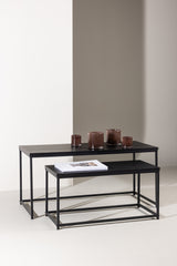Staal Couchtisch - schwarz/MDF - Couchtische - ALVAHOME