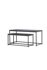 Staal Couchtisch - schwarz/MDF - Couchtische - ALVAHOME