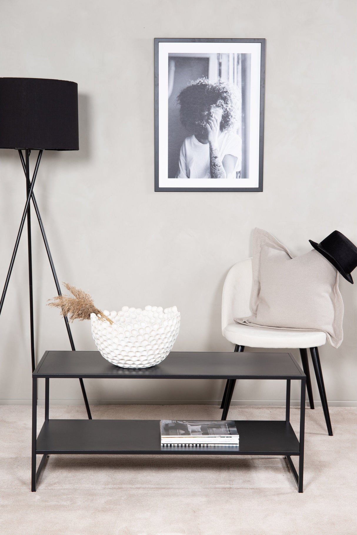 Staal Couchtisch - schwarz/Stahl - Couchtische - ALVAHOME