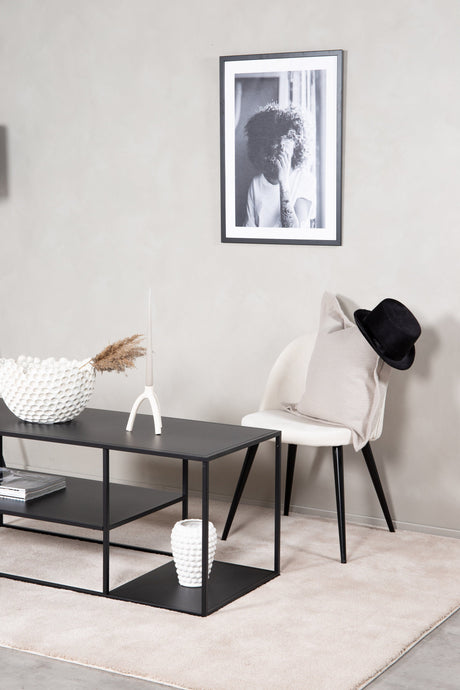 Staal Couchtisch - schwarz/Stahl - Couchtische - ALVAHOME