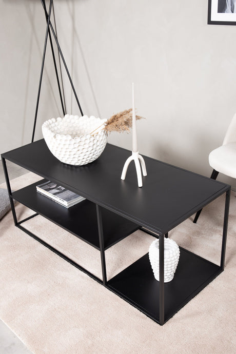 Staal Couchtisch - schwarz/Stahl - Couchtische - ALVAHOME