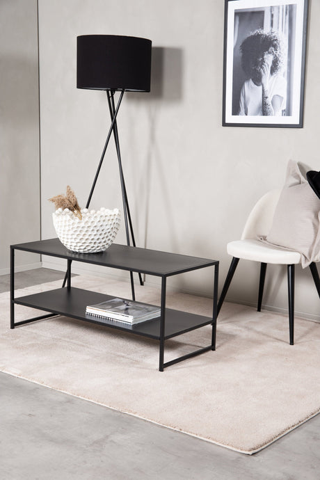 Staal Couchtisch - schwarz/Stahl - Couchtische - ALVAHOME