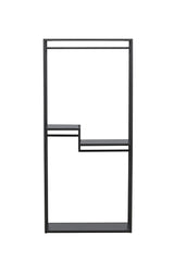 Staal Kleiderständer - schwarz/Stahl - Kleiderständer - ALVAHOME