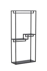 Staal Kleiderständer - schwarz/Stahl - Kleiderständer - ALVAHOME