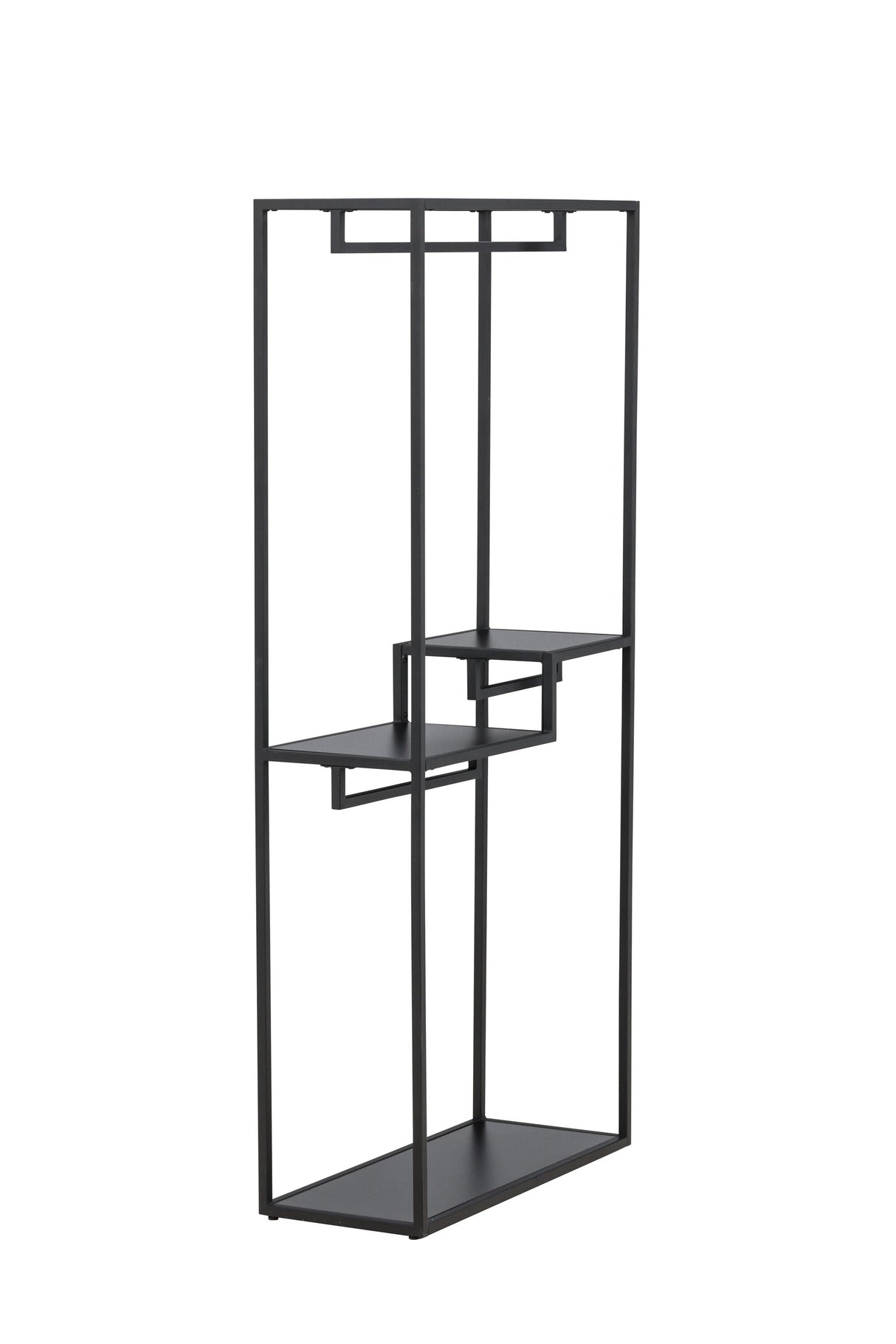 Staal Kleiderständer - schwarz/Stahl - Kleiderständer - ALVAHOME