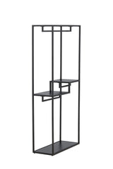Staal Kleiderständer - schwarz/Stahl - Kleiderständer - ALVAHOME