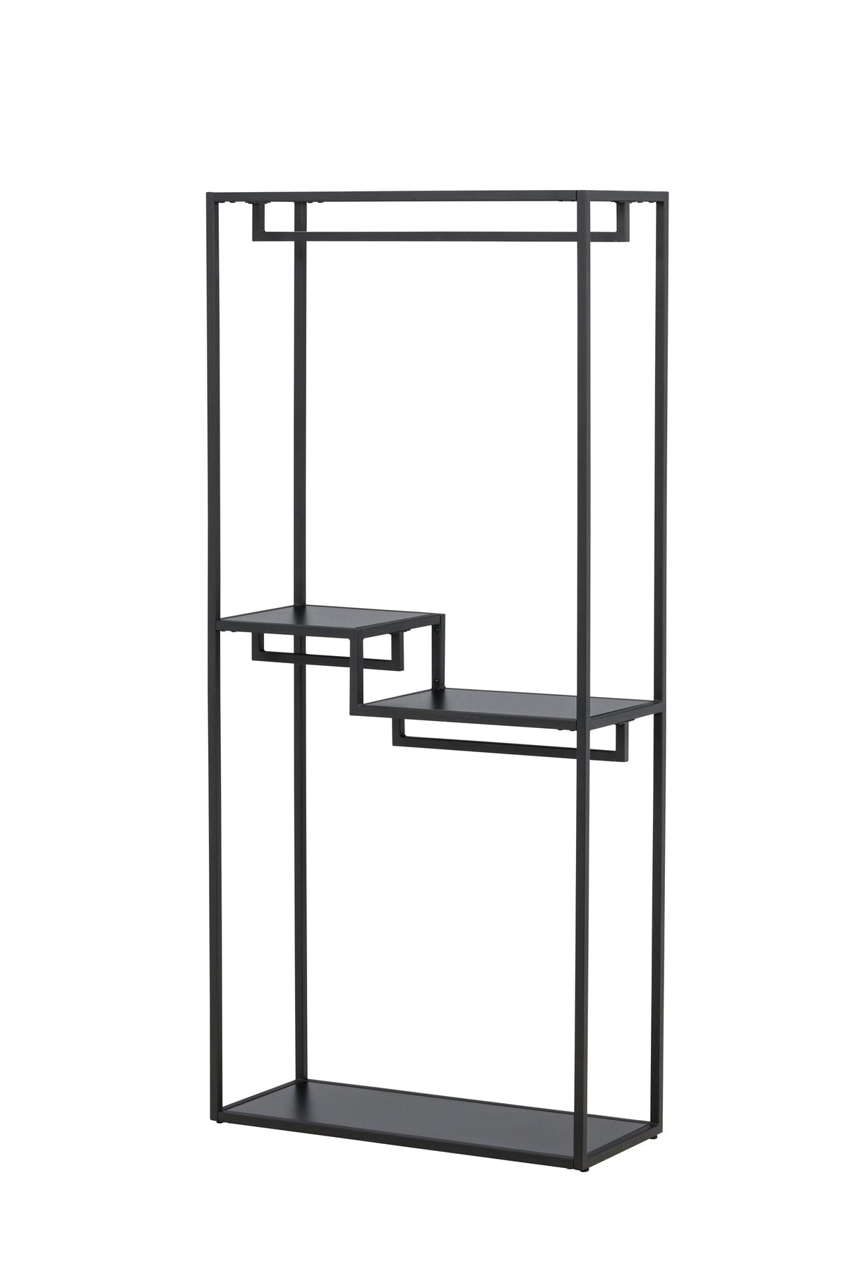 Staal Kleiderständer - schwarz/Stahl - Kleiderständer - ALVAHOME
