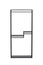 Staal Kleiderständer - schwarz/Stahl - Kleiderständer - ALVAHOME