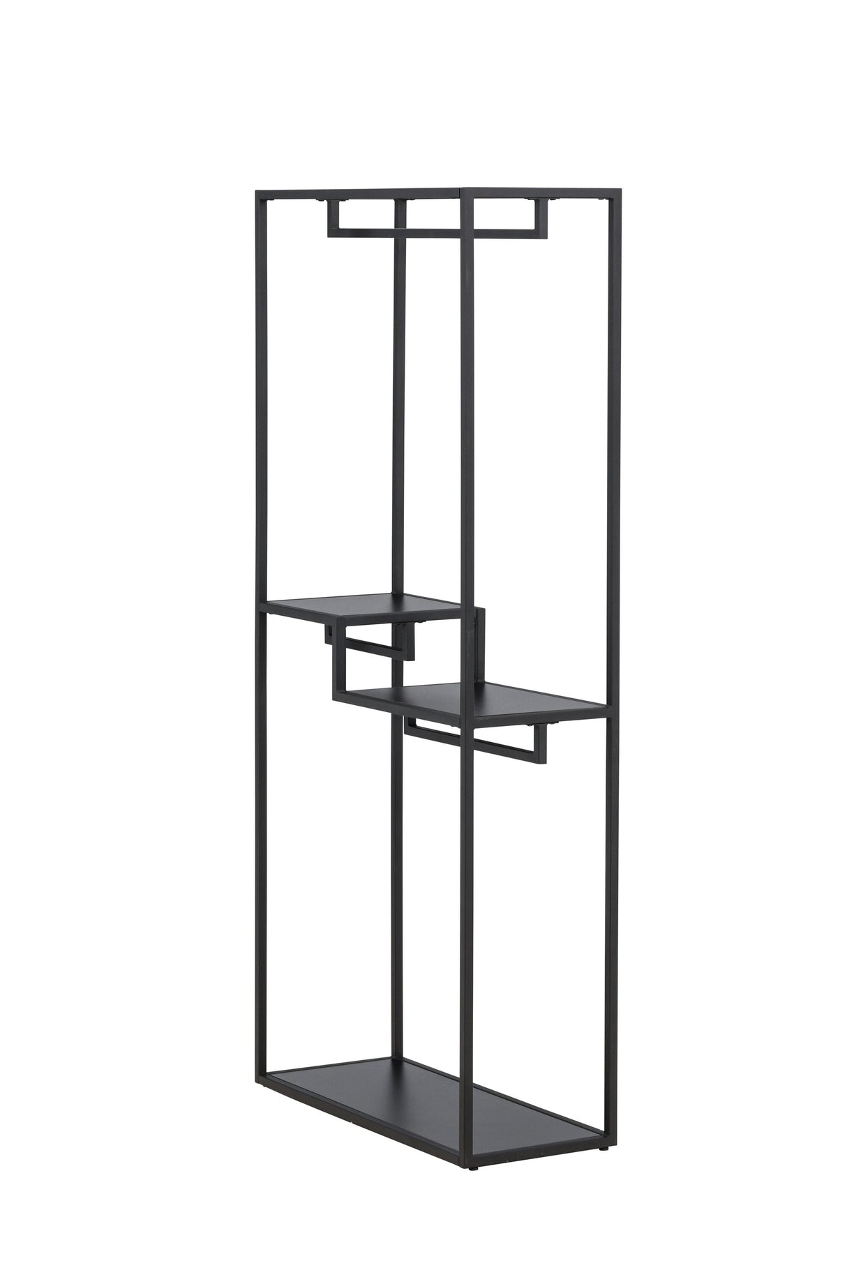 Staal Kleiderständer - schwarz/Stahl - Kleiderständer - ALVAHOME