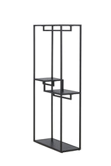 Staal Kleiderständer - schwarz/Stahl - Kleiderständer - ALVAHOME