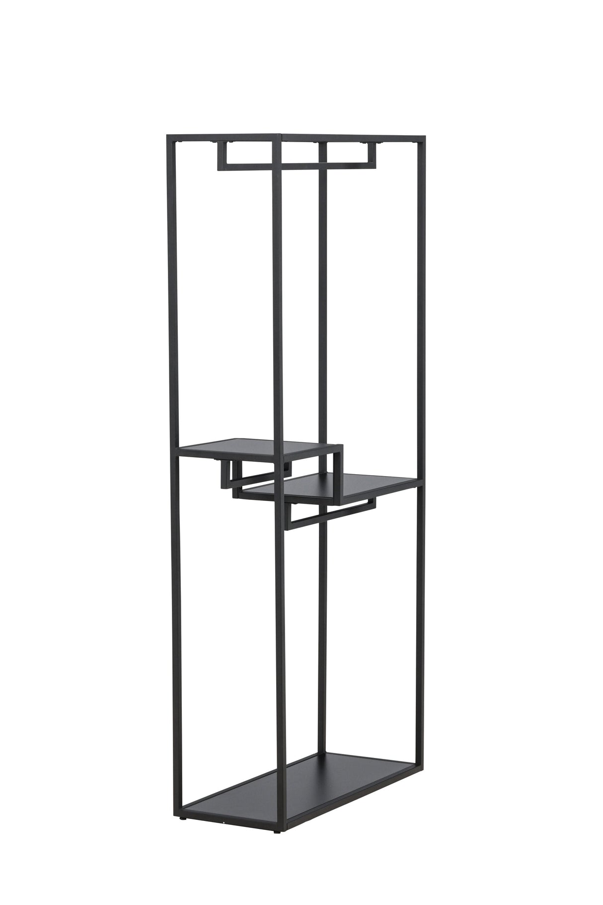 Staal Kleiderständer - schwarz/Stahl - Kleiderständer - ALVAHOME