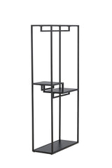 Staal Kleiderständer - schwarz/Stahl - Kleiderständer - ALVAHOME