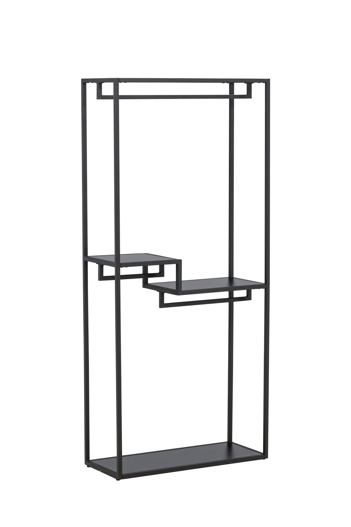 Staal Kleiderständer - schwarz/Stahl - Kleiderständer - ALVAHOME