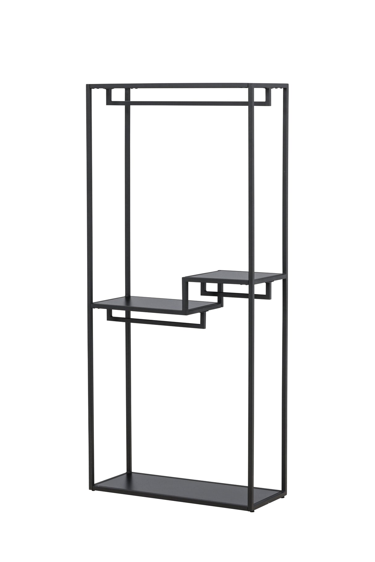 Staal Kleiderständer - schwarz/Stahl - Kleiderständer - ALVAHOME