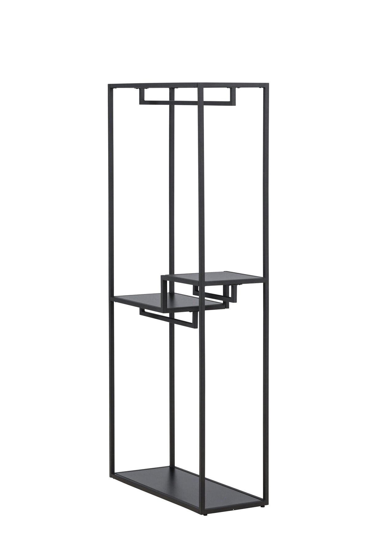 Staal Kleiderständer - schwarz/Stahl - Kleiderständer - ALVAHOME