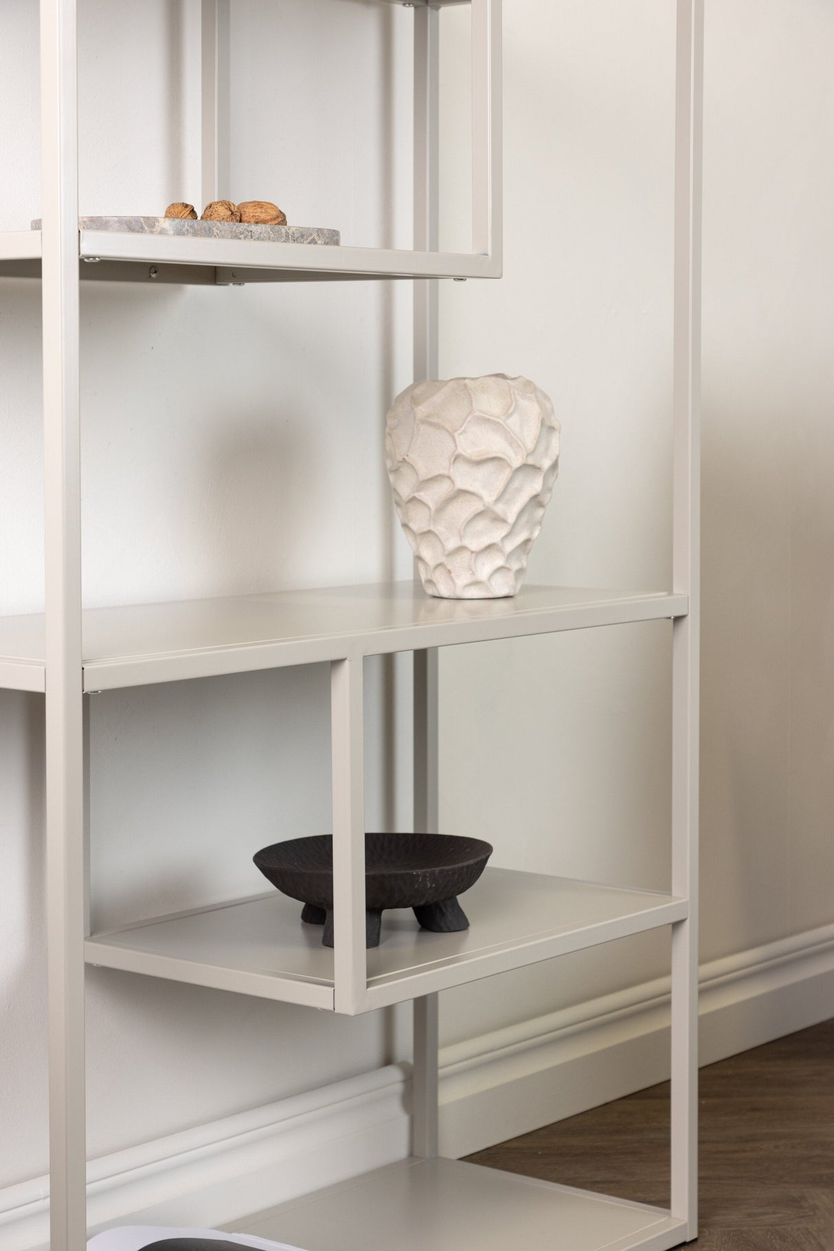 Staal Regal - beige/Stahl - Regale - ALVAHOME