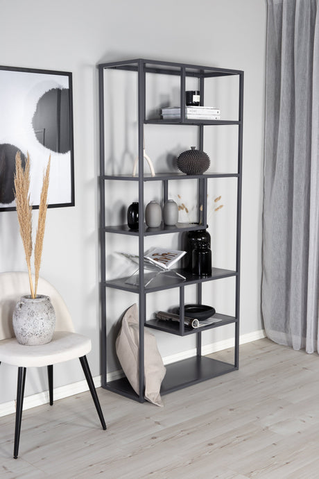 Staal Regal - hellgrau/Stahl - Regale - ALVAHOME