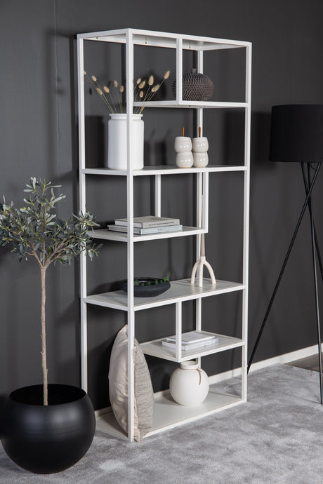 Staal Regal - weiß/Stahl - Regale - ALVAHOME