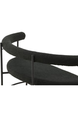 Stallhagen Sitzbank - schwarz/Stahl - Sitzbänke - ALVAHOME