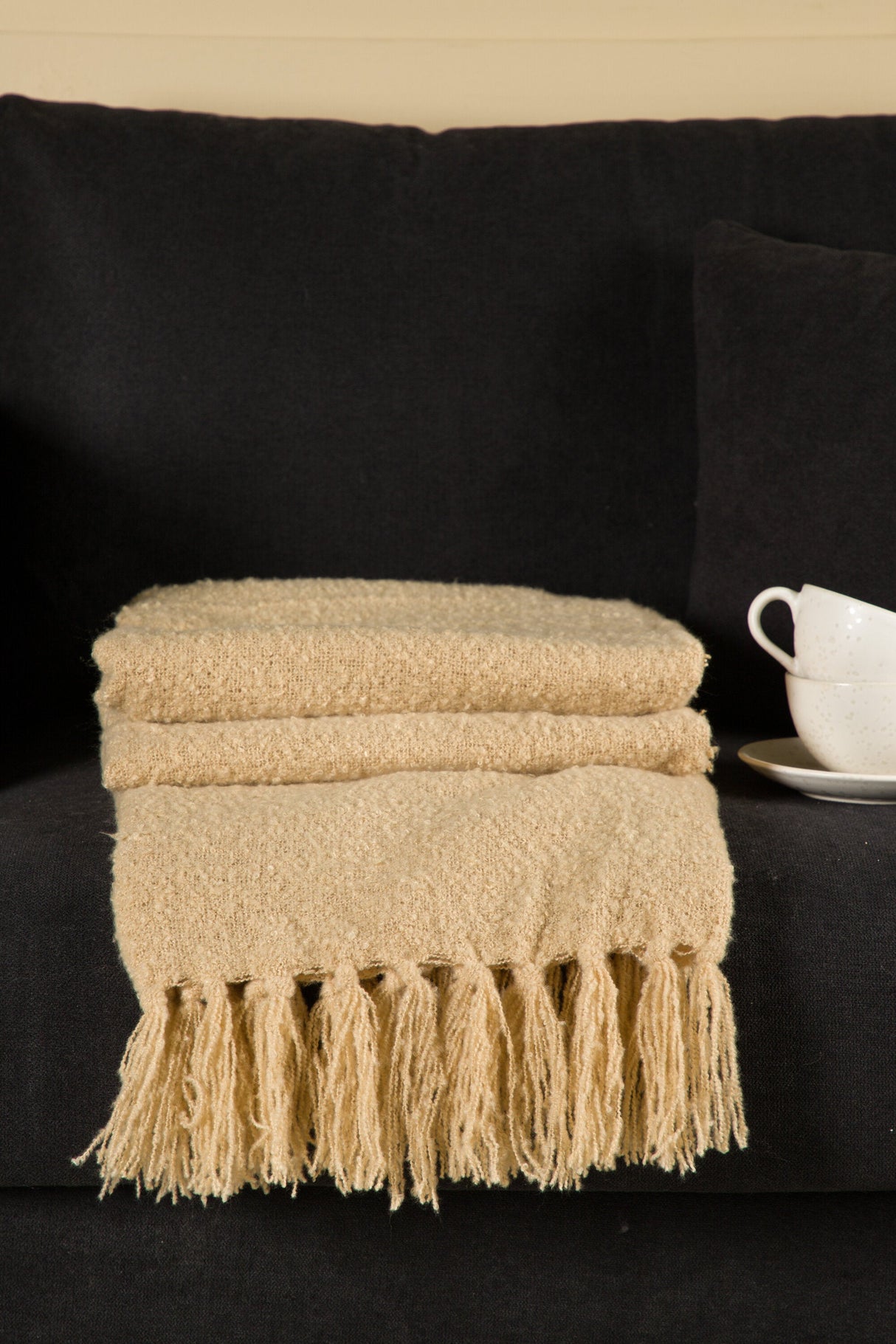 Stanly Decke - sand/Polyester - Decken - ALVAHOME