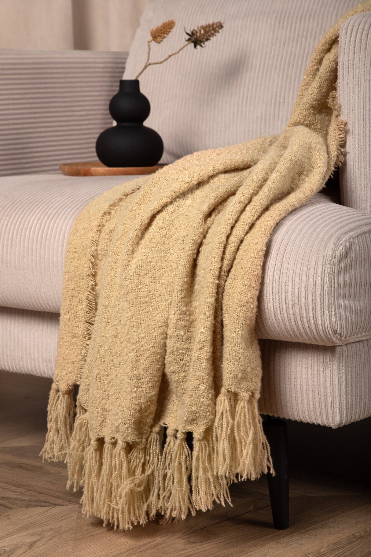 Stanly Decke - sand/Polyester - Decken - ALVAHOME
