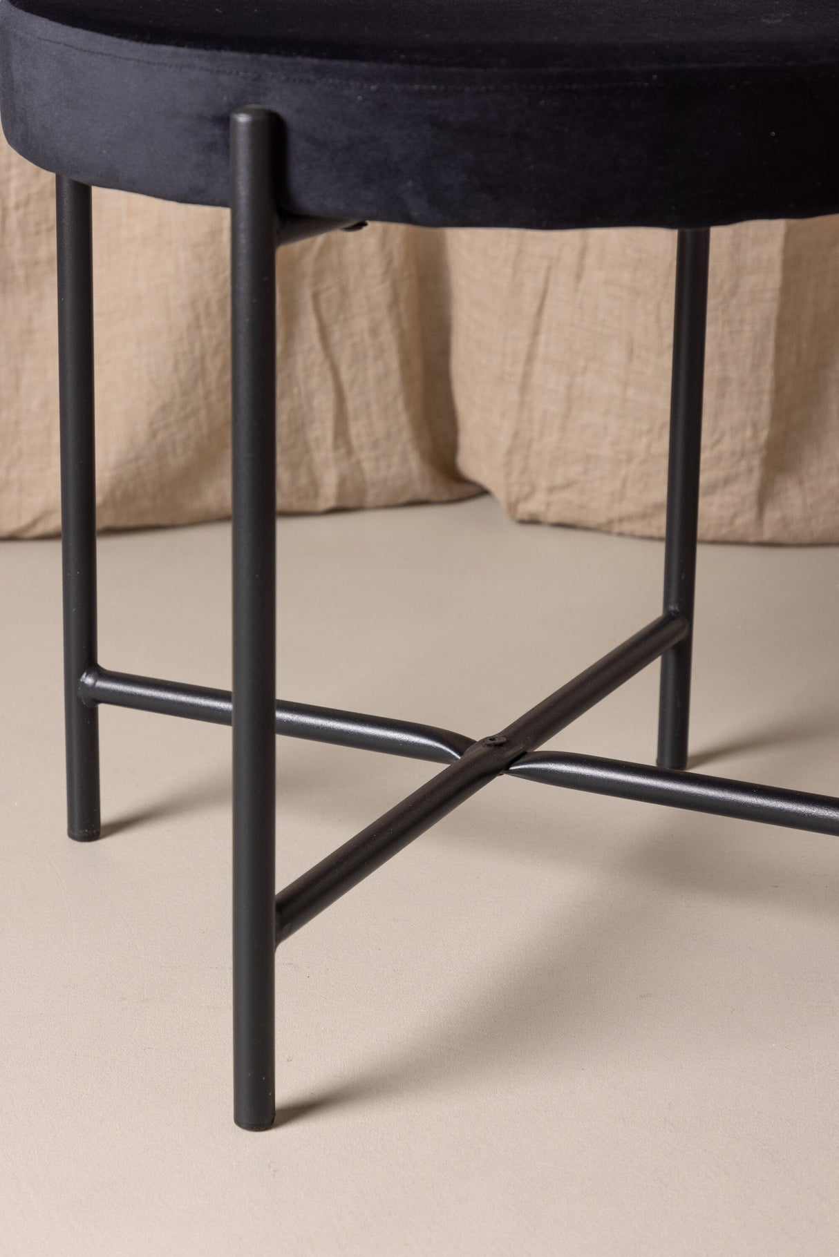 Stella Esszimmerstuhl - schwarz/Stahl - Essstühle - ALVAHOME