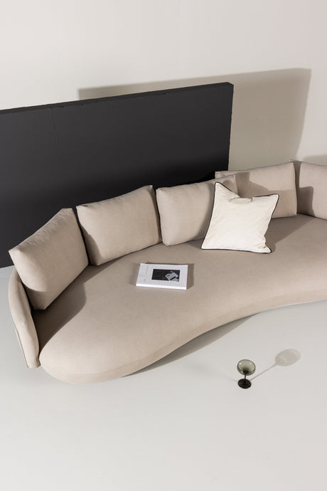 Stellar 4 - Sitzer Sofa - beige/Kiefer - 4 - Sitzer Sofas - ALVAHOME