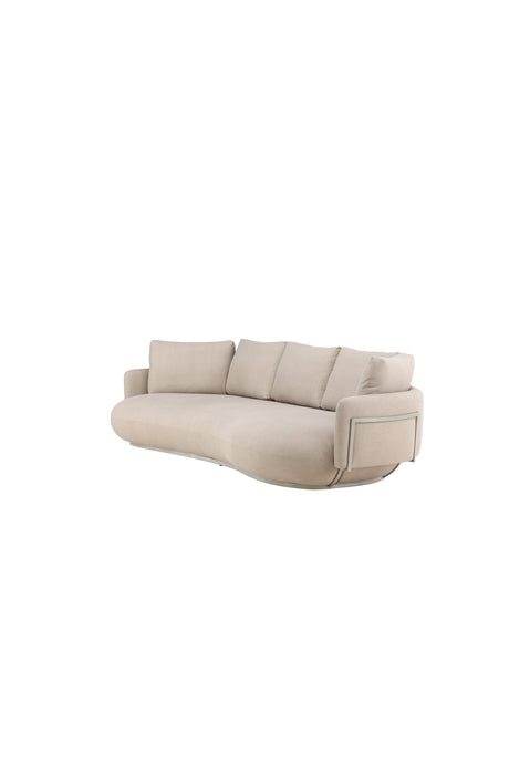 Stellar 4 - Sitzer Sofa - beige/Kiefer - 4 - Sitzer Sofas - ALVAHOME