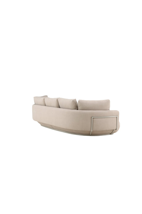Stellar 4 - Sitzer Sofa - beige/Kiefer - 4 - Sitzer Sofas - ALVAHOME