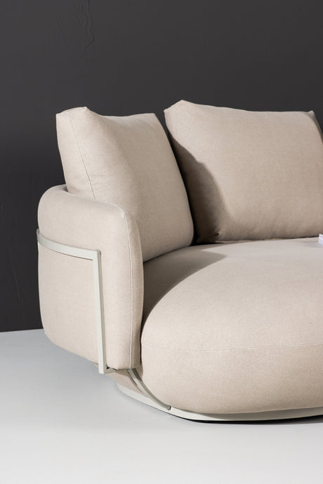 Stellar 4 - Sitzer Sofa - beige/Kiefer - 4 - Sitzer Sofas - ALVAHOME