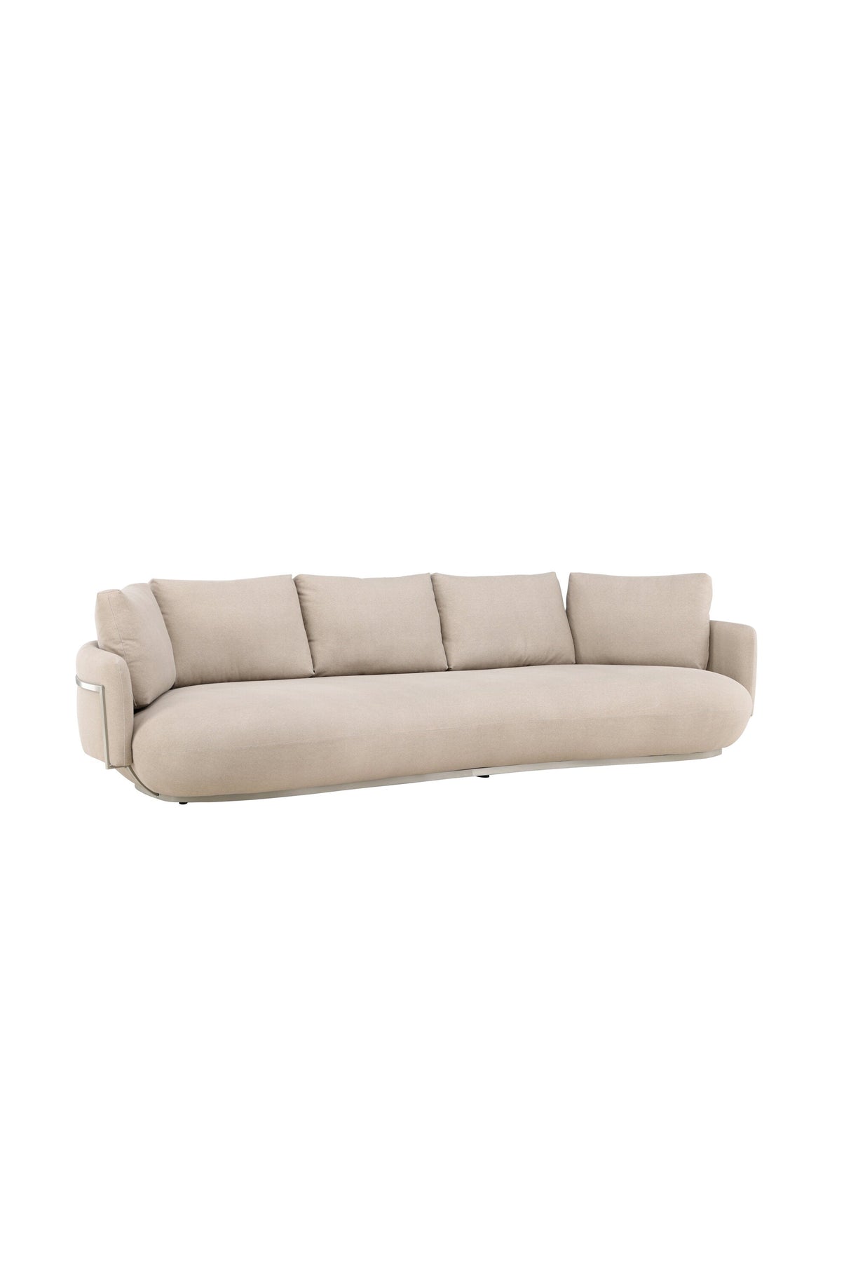 Stellar 4 - Sitzer Sofa - beige/Kiefer - 4 - Sitzer Sofas - ALVAHOME