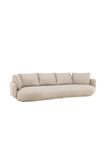 Stellar 4 - Sitzer Sofa - beige/Kiefer - 4 - Sitzer Sofas - ALVAHOME