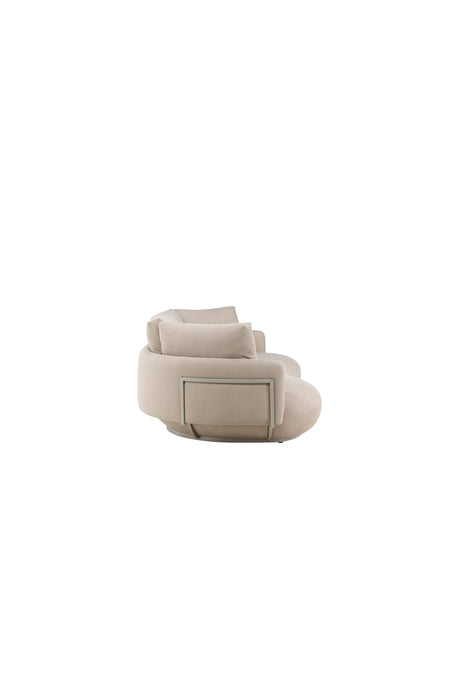 Stellar 4 - Sitzer Sofa - beige/Kiefer - 4 - Sitzer Sofas - ALVAHOME