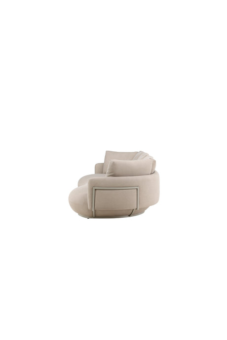 Stellar 4 - Sitzer Sofa - beige/Kiefer - 4 - Sitzer Sofas - ALVAHOME