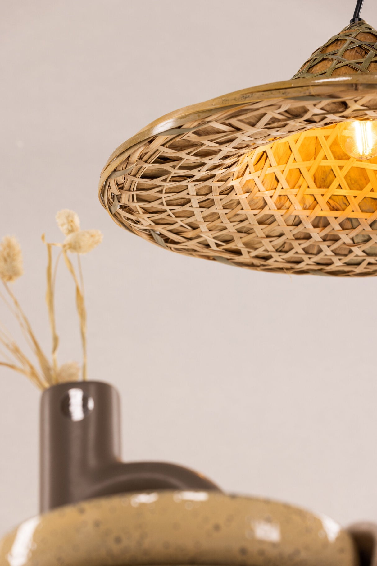 Stjärnvik Pendelleuchte - natur/Rattan - Pendelleuchten - ALVAHOME