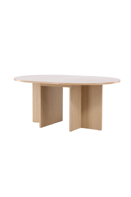 Strada rechteckiger Esstisch - white - wash/MDF - Rechteckige Esstische - ALVAHOME