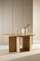 Strada rechteckiger Esstisch - white - wash/MDF - Rechteckige Esstische - ALVAHOME