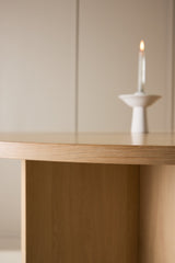 Strada rechteckiger Esstisch - white - wash/MDF - Rechteckige Esstische - ALVAHOME