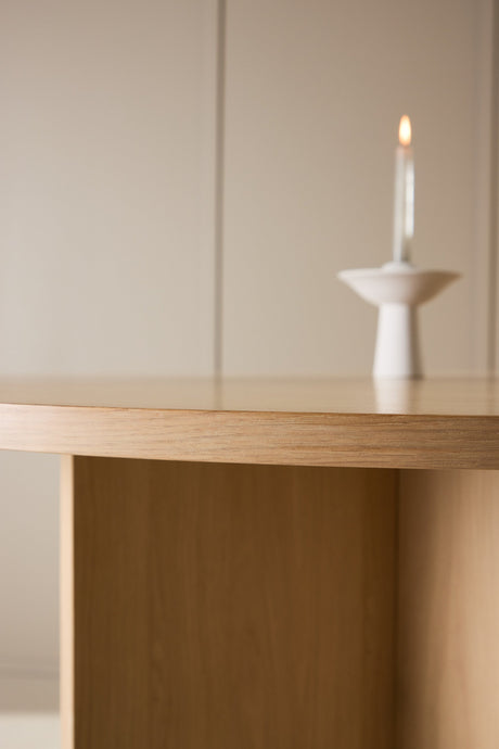Strada rechteckiger Esstisch - white - wash/MDF - Rechteckige Esstische - ALVAHOME