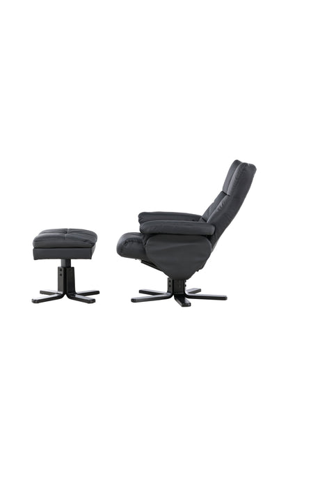 Sven Relaxsessel - schwarz/PU - Relaxsessel - ALVAHOME